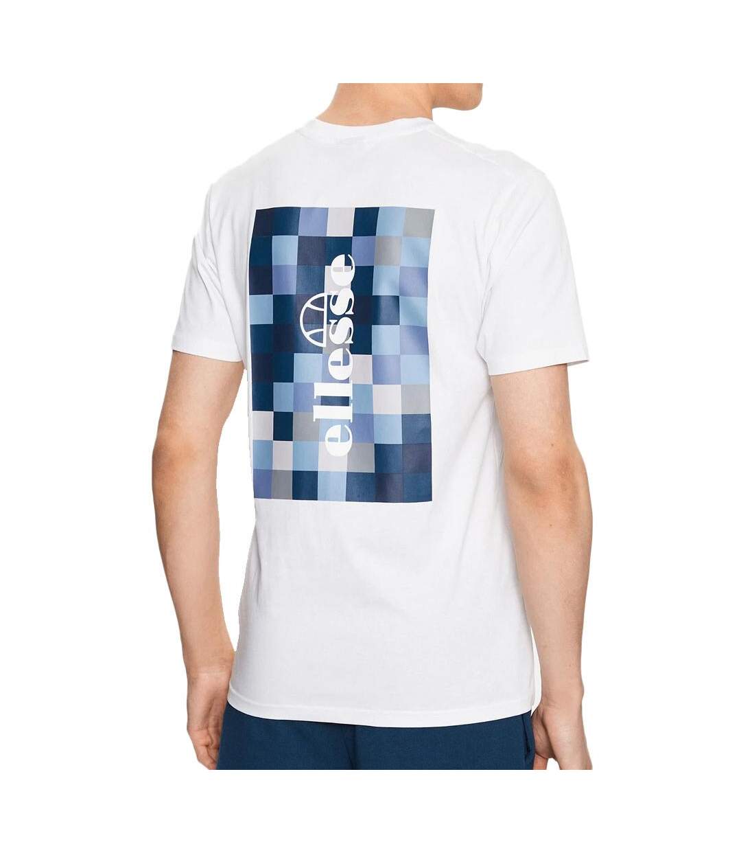 T-shirt Blanc/Bleu Homme Ellesse Chello - L-2