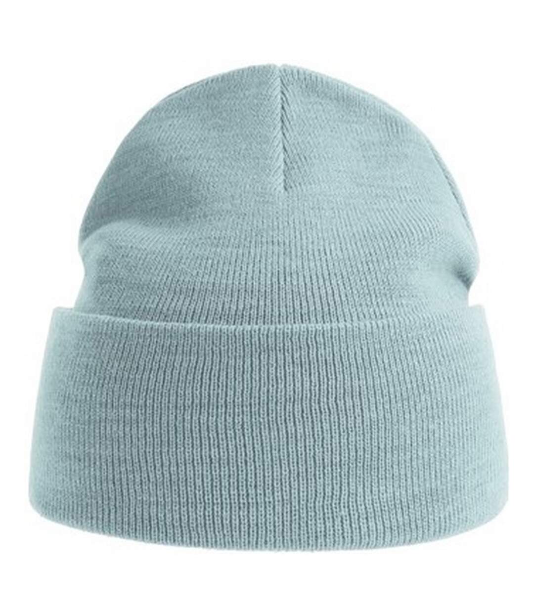 Unisex adult pure recycled beanie light blue Atlantis-1