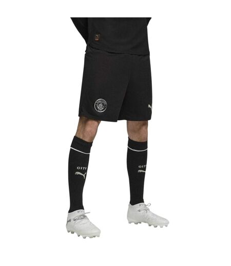 Mens 25/26 Manchester City Fc Away Shorts Black Puma
