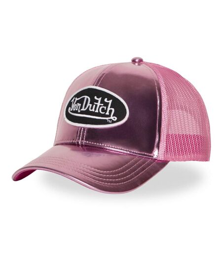 Casquette baseball avec filet en vinyl brillant avec écusson Shiny Vondutch