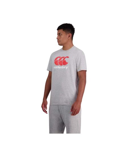 Mens Logo T-shirt Classic Marl Canterbury