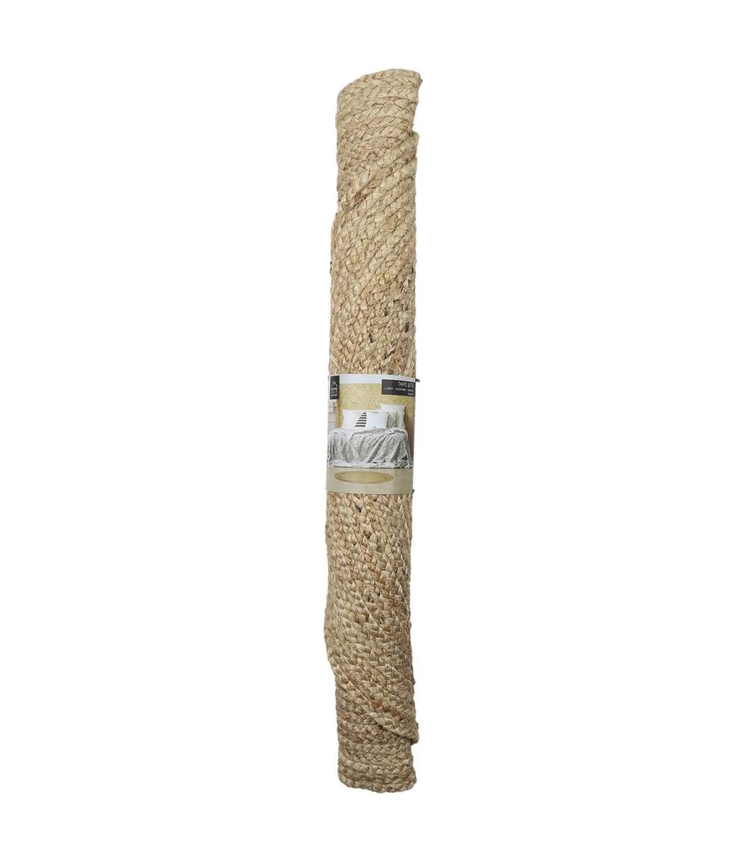 Tapis Rond Déco en Jute Baltimore 80cm Naturel-4