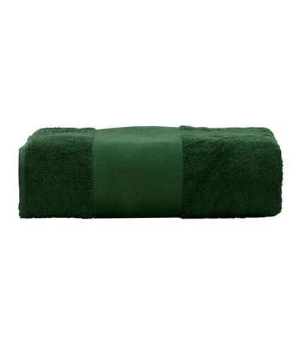 A&R Towels Print-Me Bath Towel (Dark Green) (One Size) - UTRW6037