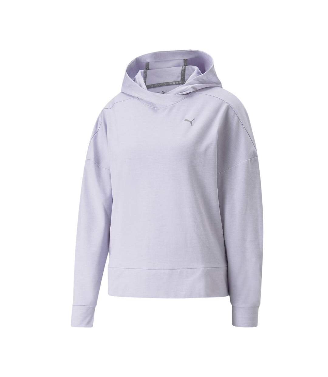 Sweat mauve femme puma train - l-1
