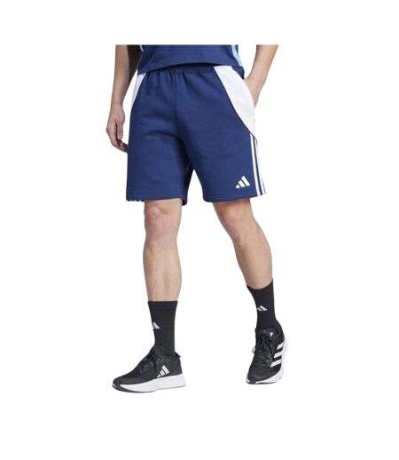 Short Tiro Sweat Homme Bleu Marine Blanc Adidas