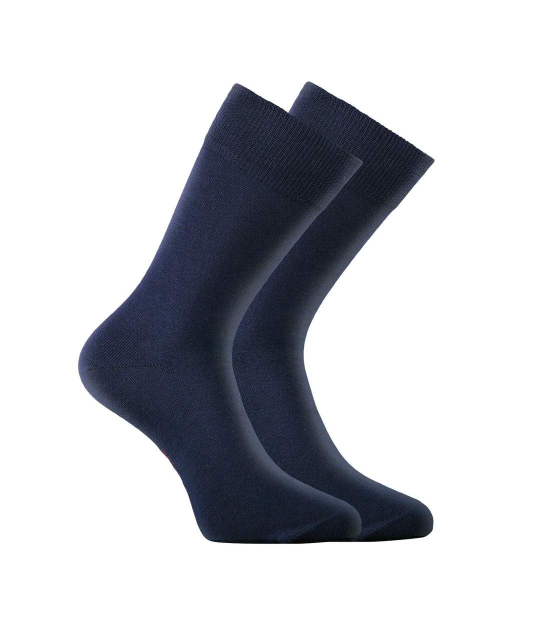 Lot de 9 Paires de Chaussettes de ville coton homme peigné doux Serge Blanco-4