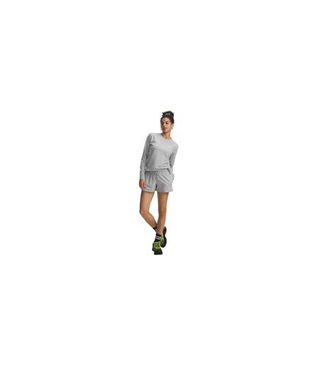Womens/ladies Terrycloth Shorts Grey Under Armour