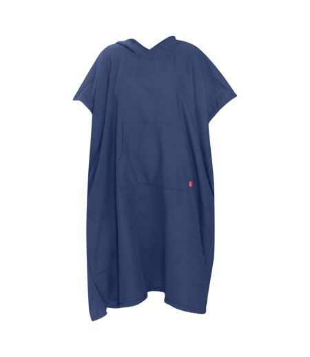 Unisex Adult Cotton Poncho Navy Home & Living