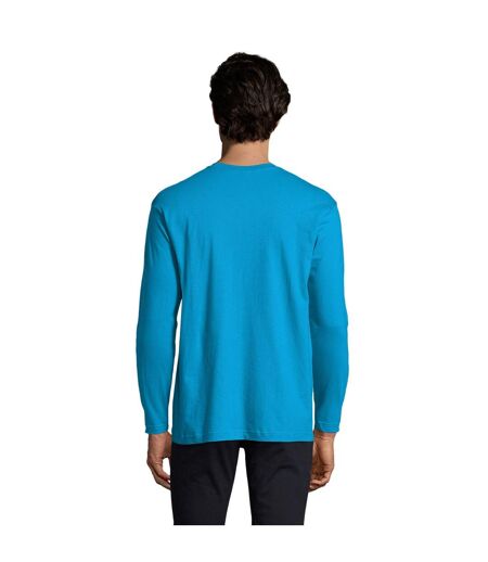 T-shirt Monarch Homme Turquoise Pâle SOLS