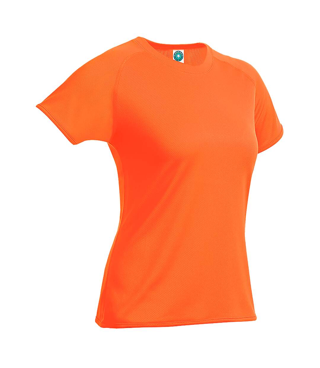 T-shirt Femme Orange Fluo Starworld-2