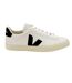 Womens/ladies Campo Leather Trainers White Black Veja-1