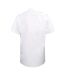 Mens Short Sleeve Pilot Plain Work Shirt White Premier-2