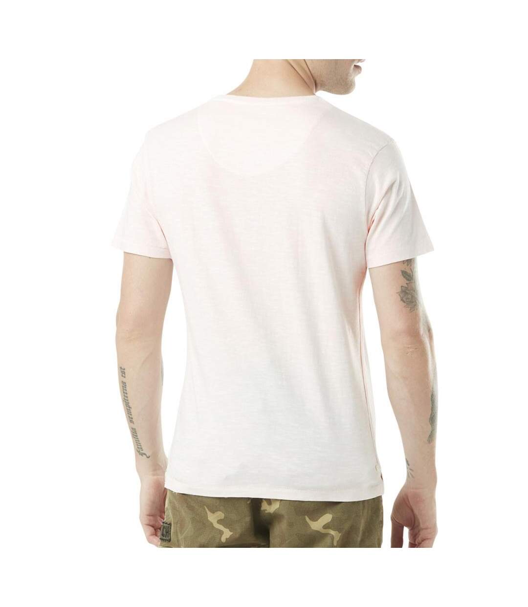 T-shirt rose pale homme von dutch tyron-2