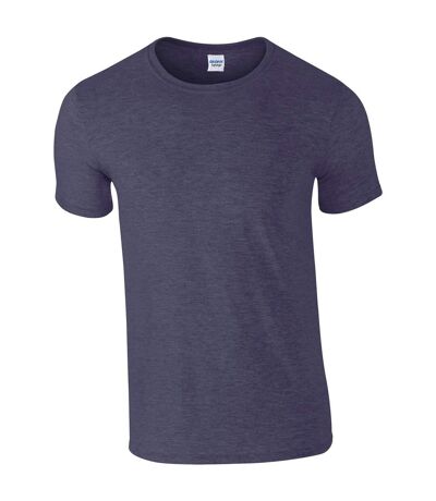 T-shirt softstyle homme bleu marine chiné Gildan