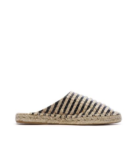 Espadrilles beiges/noires homme pare gabia denis
