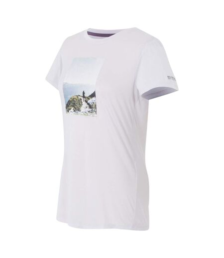 T-shirt fingal femme lilas pâle Regatta