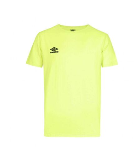 T-shirt  jaune fluo homme umbro lifestyle tee 1 - xxl