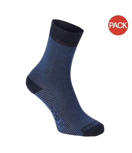 Chaussettes femme bleu marine/bleu Craghoppers