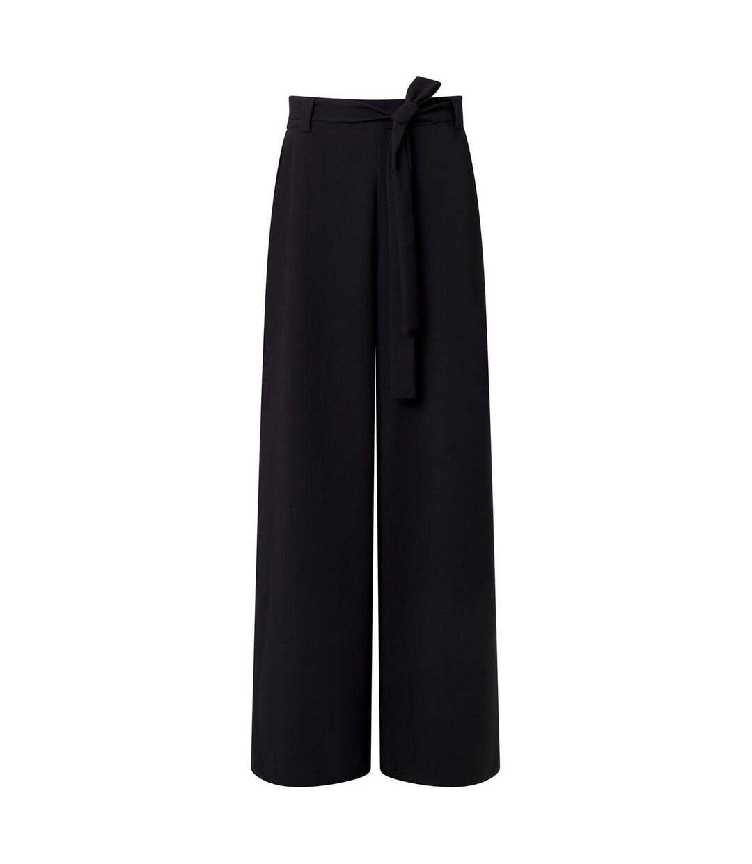 Pantalon Palazzo Femme Noir French Connection-2