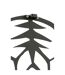 Décoration Murale en Métal Tigre 48cm Noir-2