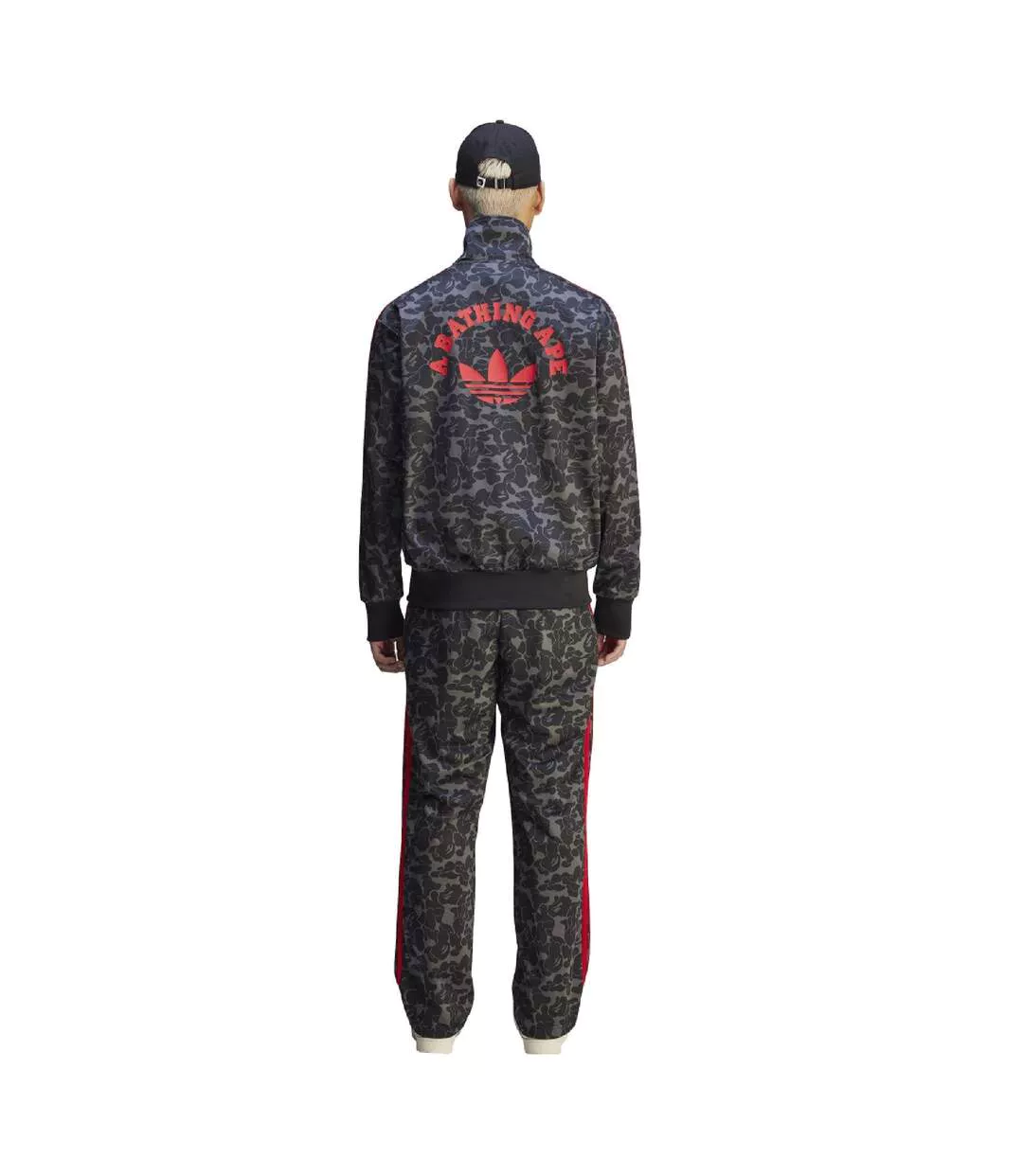 Pantalon De Jogging Bape Firebird Homme Noir Adidas-1