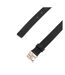 Ceinture noir femme tommy hilfiger th logo 2.5-2