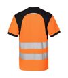 Projob Mens Functional Hi-Vis T-Shirt (Orange/Gray)
