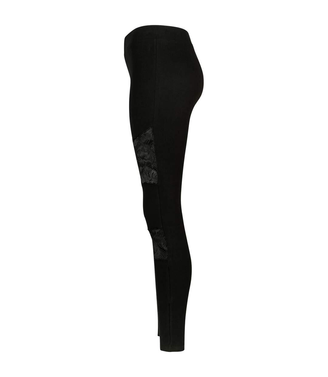 Legging Motif/style Détail En Dentelle Femme Noir Urban Classics-3
