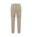Pantalon De Randonnée Hikeout Femme Beige Gris Jack Wolfskin-2
