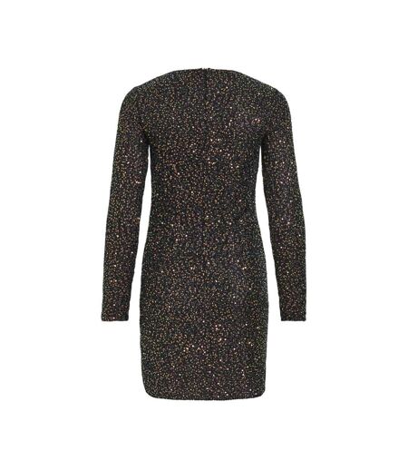 Robe Noir à Sequin Noir Femme Vila Scara - 34