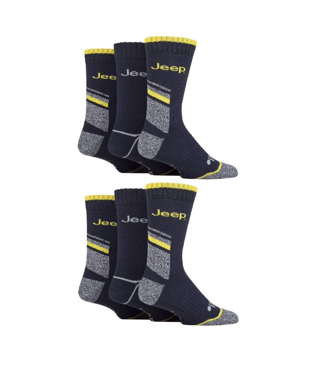 Paquet de 6 chaussettes renforcées de travail robustes pour hommes-3