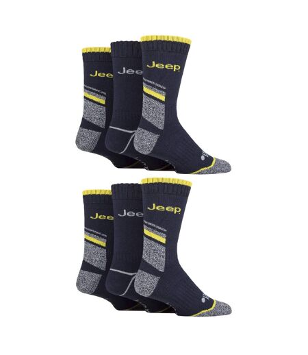 Paquet de 6 chaussettes renforcées de travail robustes pour hommes