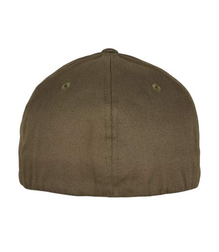 Casquette De Baseball Vert Kaki Foncé Flexfit