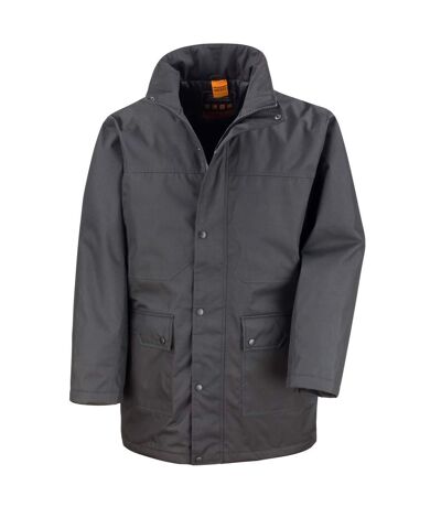 WORK-GUARD by Result Mens Platinum Managers Soft Shell Jacket (Black) - UTPC6659