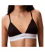 Soutien-Gorge noir femme calvin klein jeans unlined triangle-1