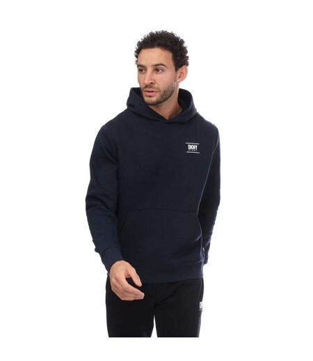 Sweat à capuche blackwater homme bleu marine DKNY