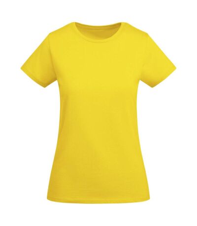 Roly Womens/Ladies Breda Short-Sleeved T-Shirt (Yellow)