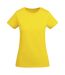 Womens/ladies breda short-sleeved t-shirt yellow Roly