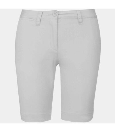 Kariban Womens/Ladies Chino Bermuda Shorts (White) - UTPC3411