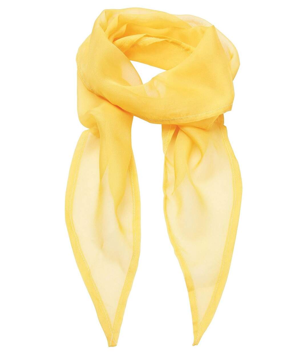 Foulard mousseline - PR740 - jaune foncé-1