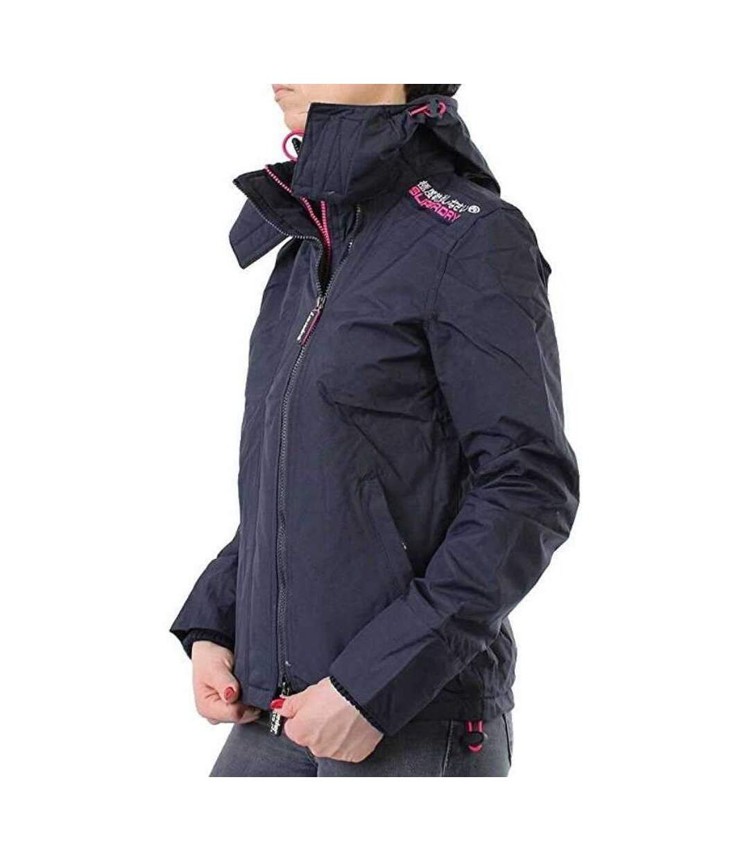 Veste Femme Bleu Marine Superdry-3
