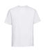 Europe t-shirt épais à manches courtes 100% coton homme blanc Russell-1