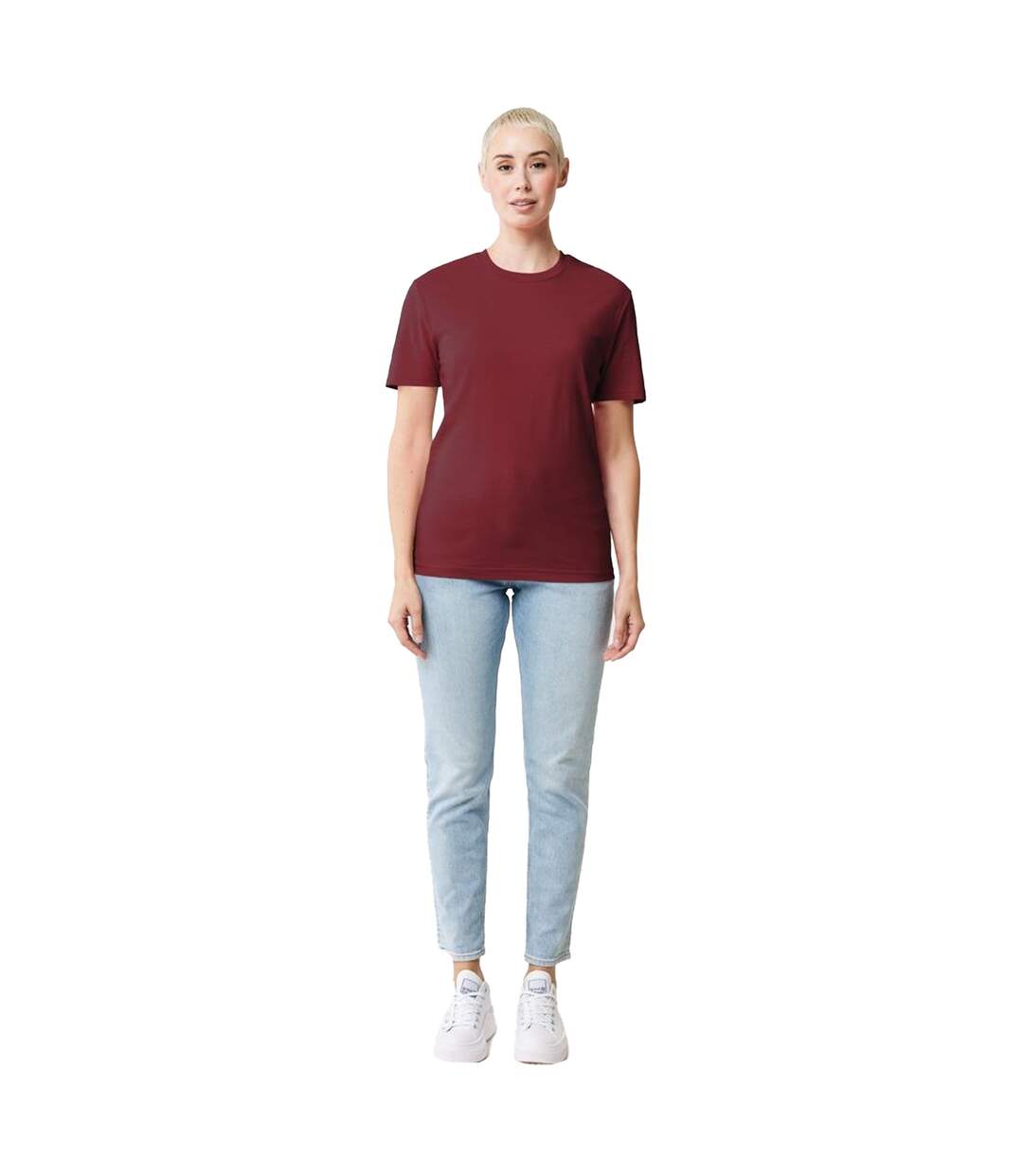 T-shirt Bryce Adulte Bordeaux Iqoniq-3