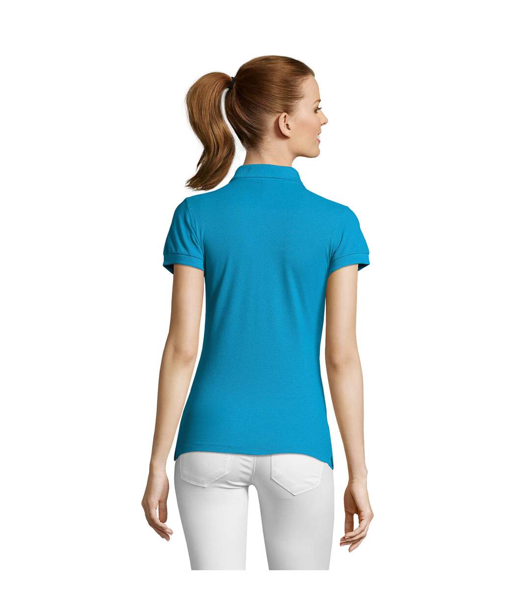 Polo Passion Femme Turquoise Pâle SOLS-3