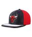 Casquette Ajustable Motif/style Chicago Bulls Day One Homme Blanc Noir Rouge NBA-3