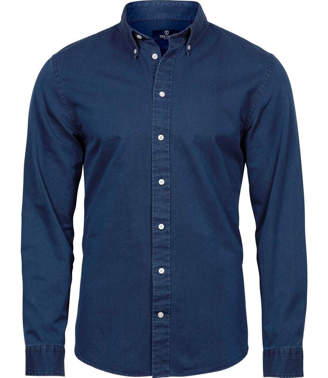 Chemise homme Casual Twill - 4002 - bleu indigo - manches longues