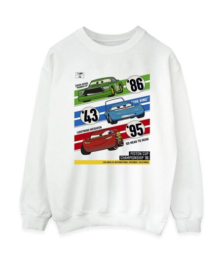 Disney - Sweat CARS PISTON CUP CHAMPIONS - Femme (Blanc) - UTBI11970
