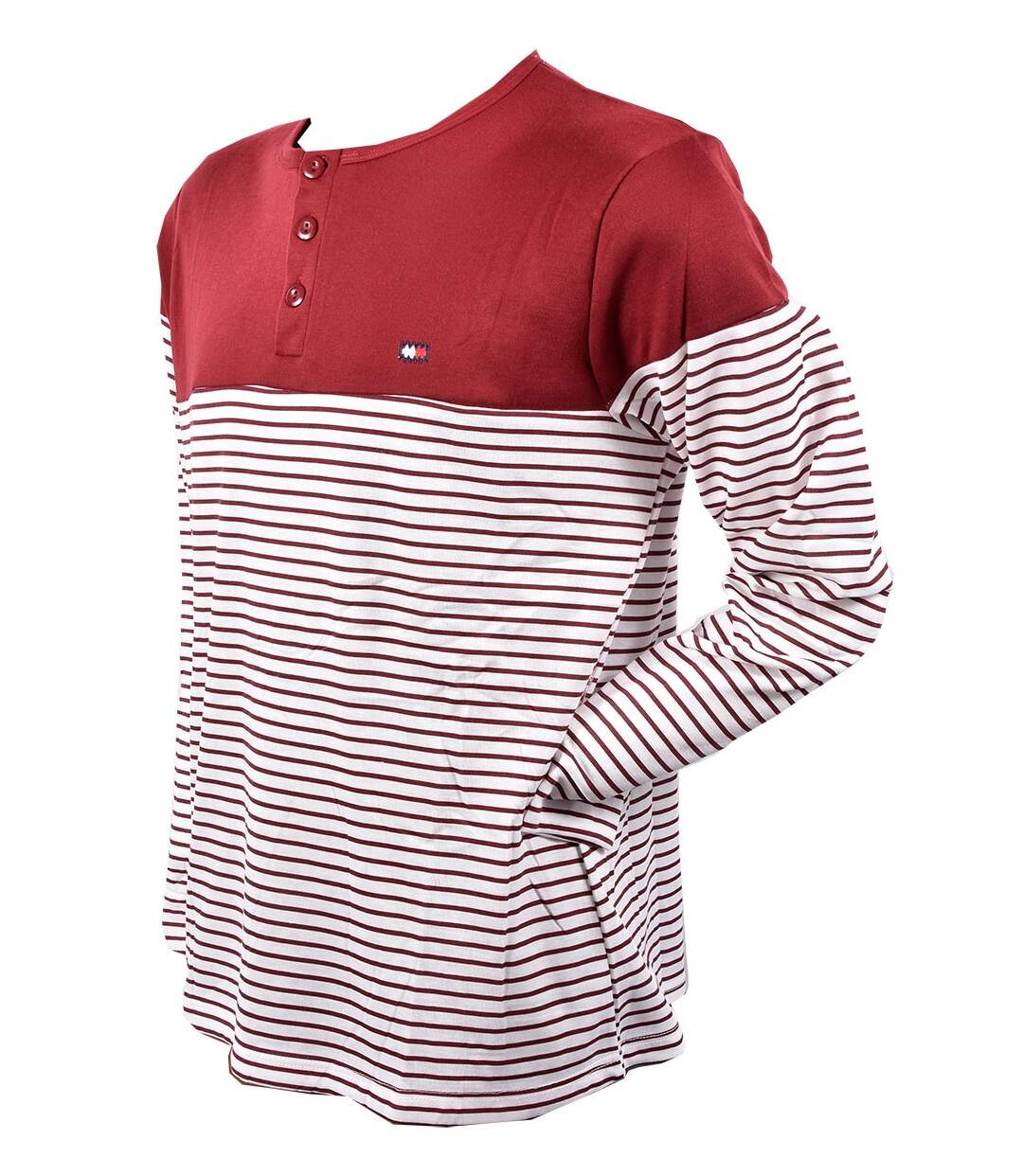 Pyjama Homme Long SWEET SECRET C2708 MARINIERE ROUGE