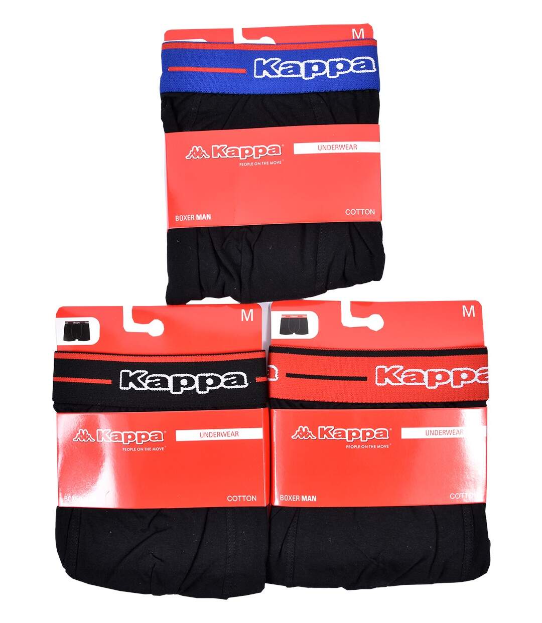 Boxer homme KAPPA Pack de 6 Boxers 0160-3