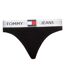 Womens/ladies Logo Bikini Bottoms Black Tommy Jeans-1